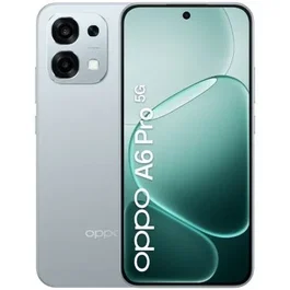 OPPO A6 Pro 5G - Smartphone 8GB RAM 256GB, Pantalla AMOLED 120Hz 6.57", Batería 6500mAh con Carga SUPERVOOC 80W, IP68, Cámara 50MP, ColorOS 15.0, Titanio Lunar